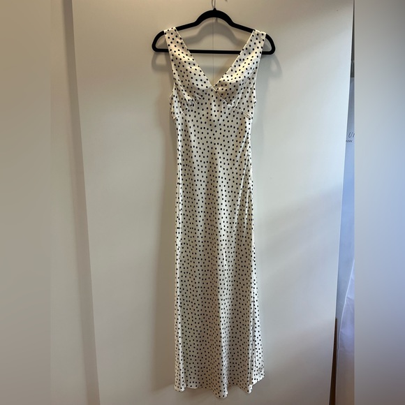 POLKA DOT SLIP DRESS - Picture 5 of 7